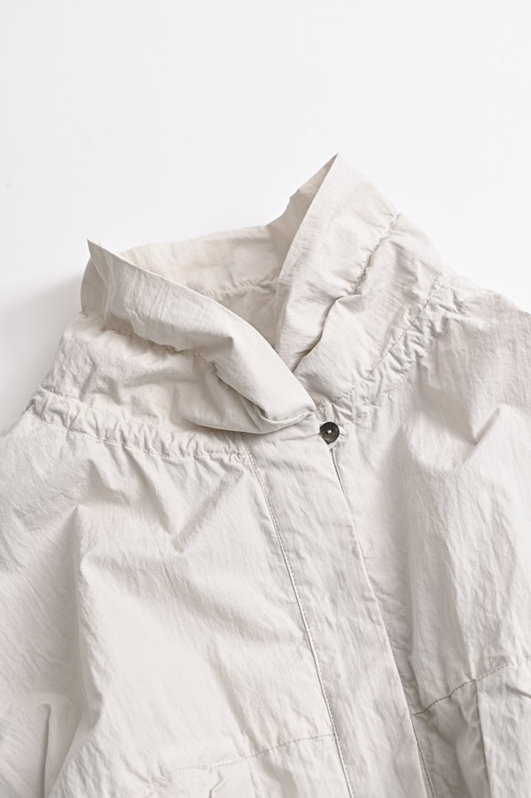 Shirred Collar Dolman Blouson