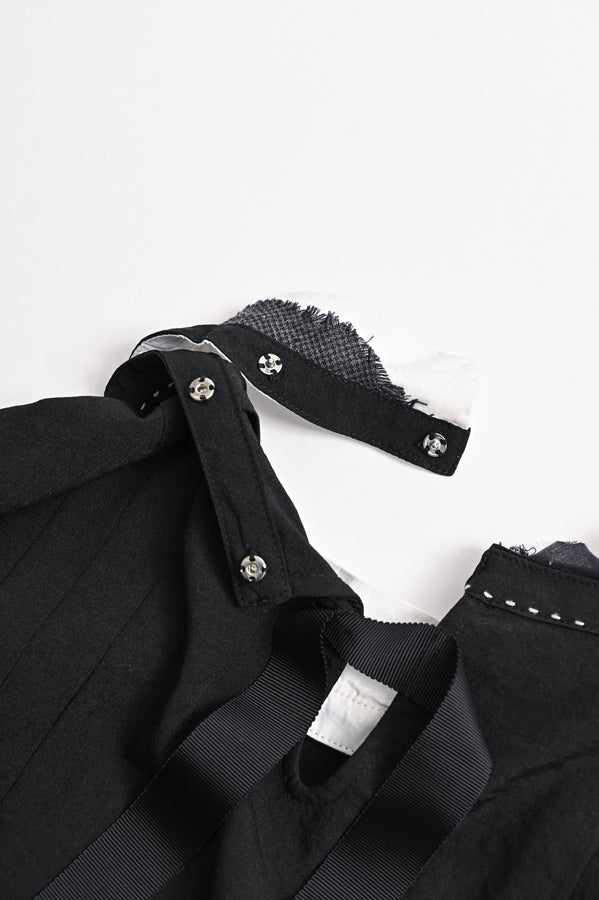 2-Way Detachable Collar Dress