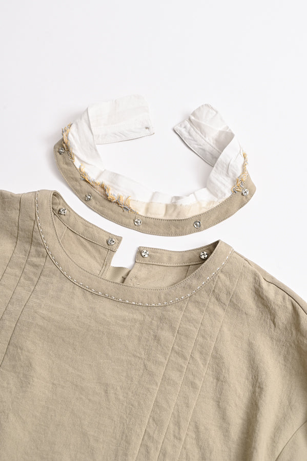2-Way Detachable Collar Dress