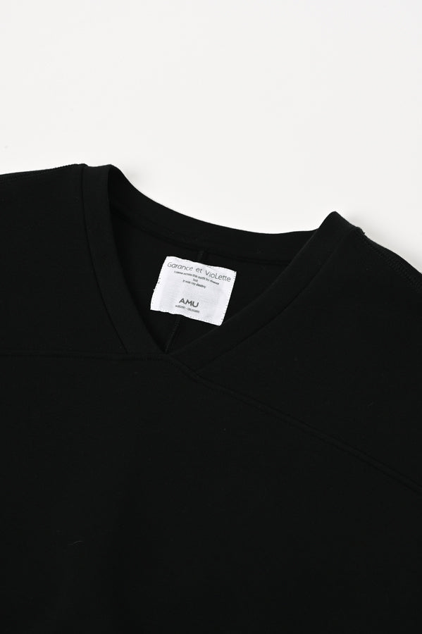 Ponte V-Neck Pullover
