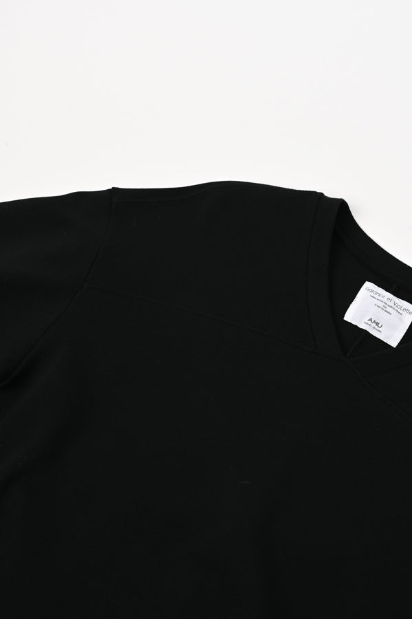 Ponte V-Neck Pullover