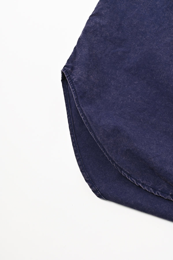 Round Yoke Long Shirt
