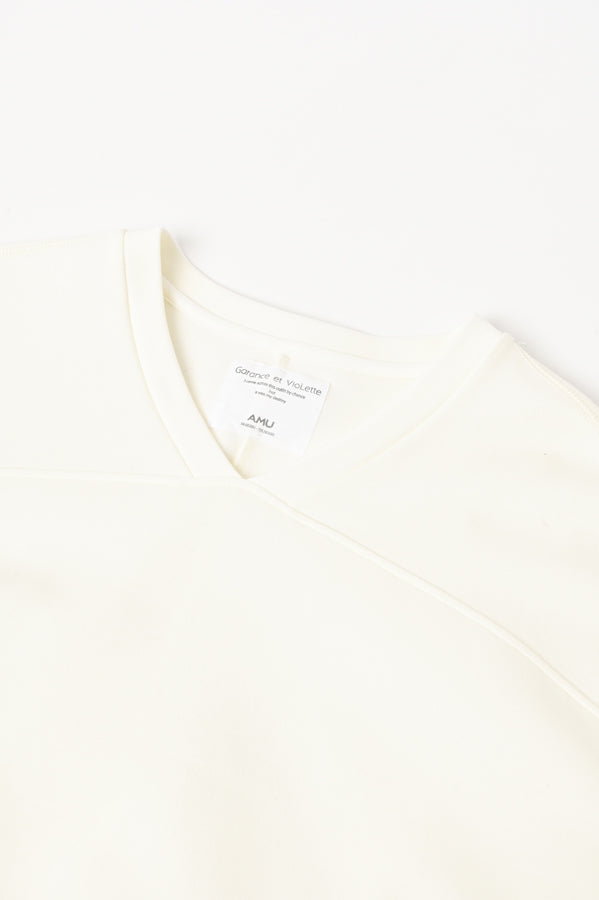 Ponte V-Neck Pullover