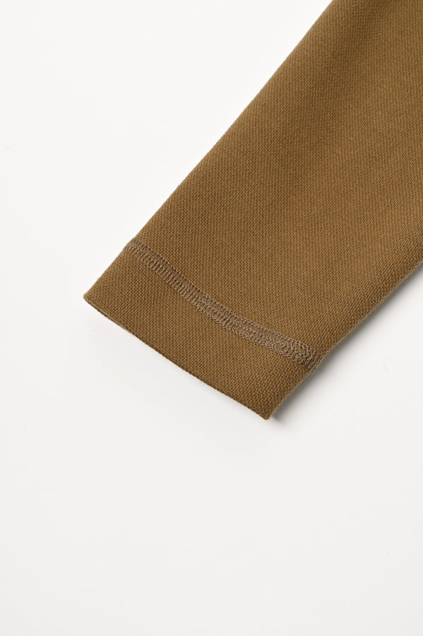 Front Zip Paneled Pullover