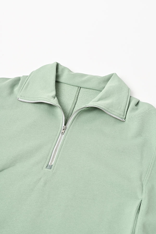 French Terry Zip Pullover