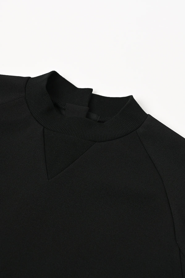 Gusset Back Open Pullover
