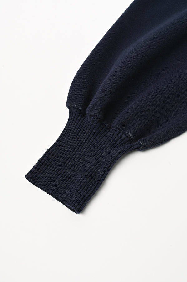 Sweat-Like Reversible Knit Cardigan