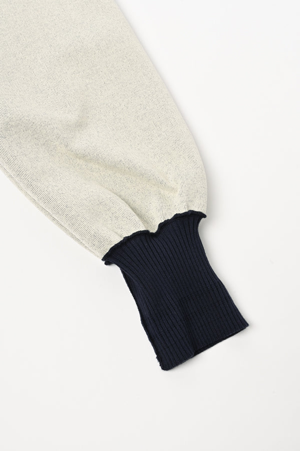 Sweat-Like Reversible Knit Cardigan