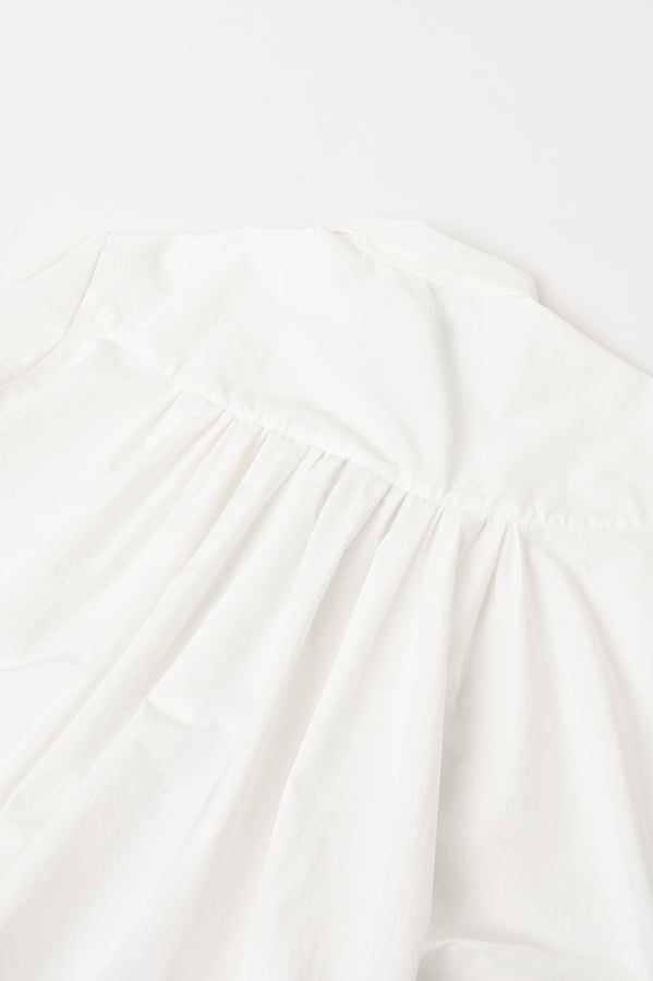 Airy Back Gather Shirt
