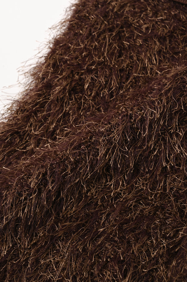 4-Way Knit Fur Vest
