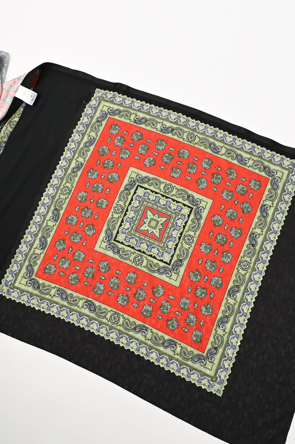 Vintage Scarf Print Skirt