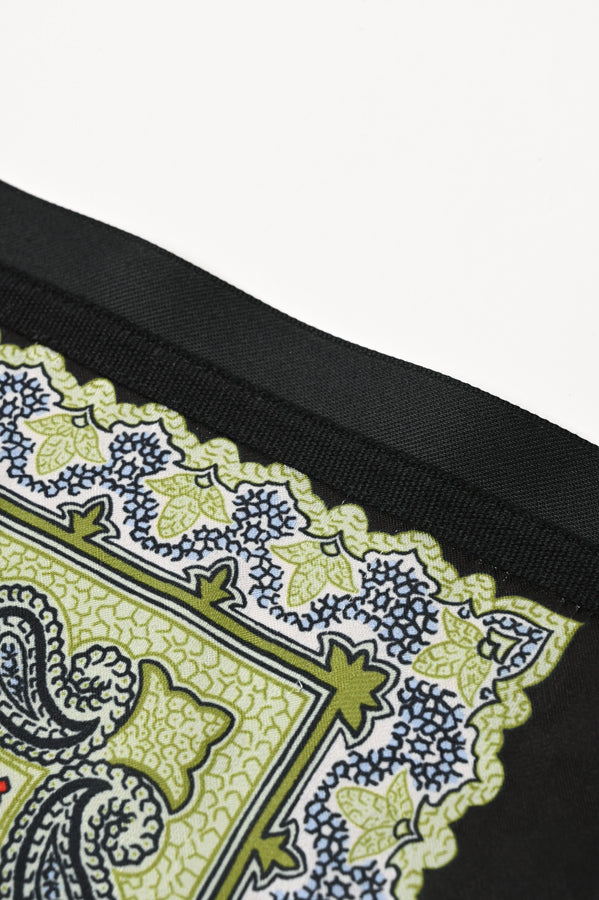 Vintage Scarf Print Skirt