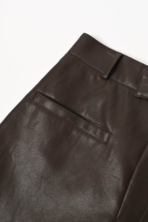 Eco Leather Shorts