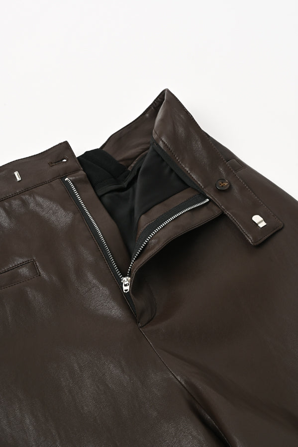 Eco Leather Shorts