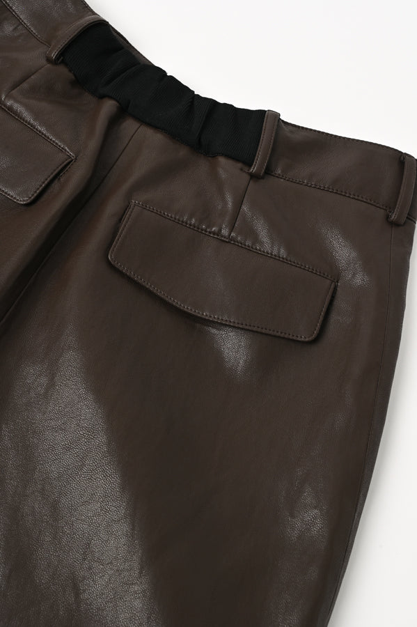 Eco Leather Shorts