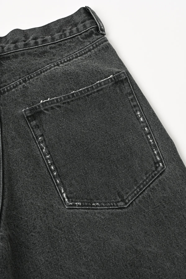 Wide-Leg Denim Trousers