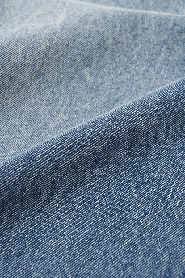 Wide-Leg Denim Trousers