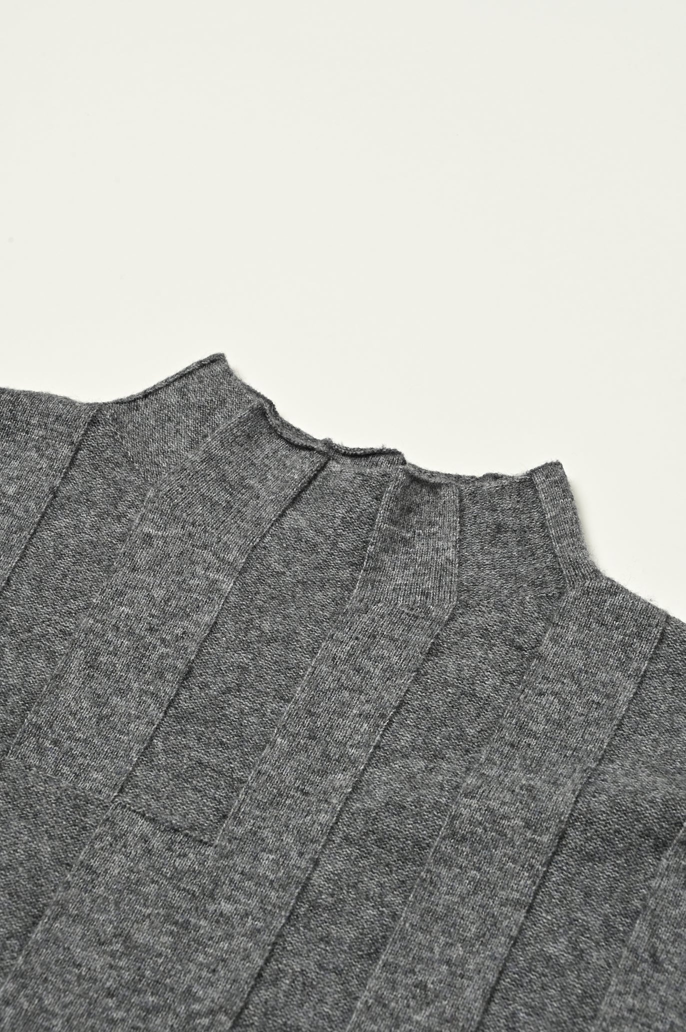 Jersey Reversible Block High Neck Pullover