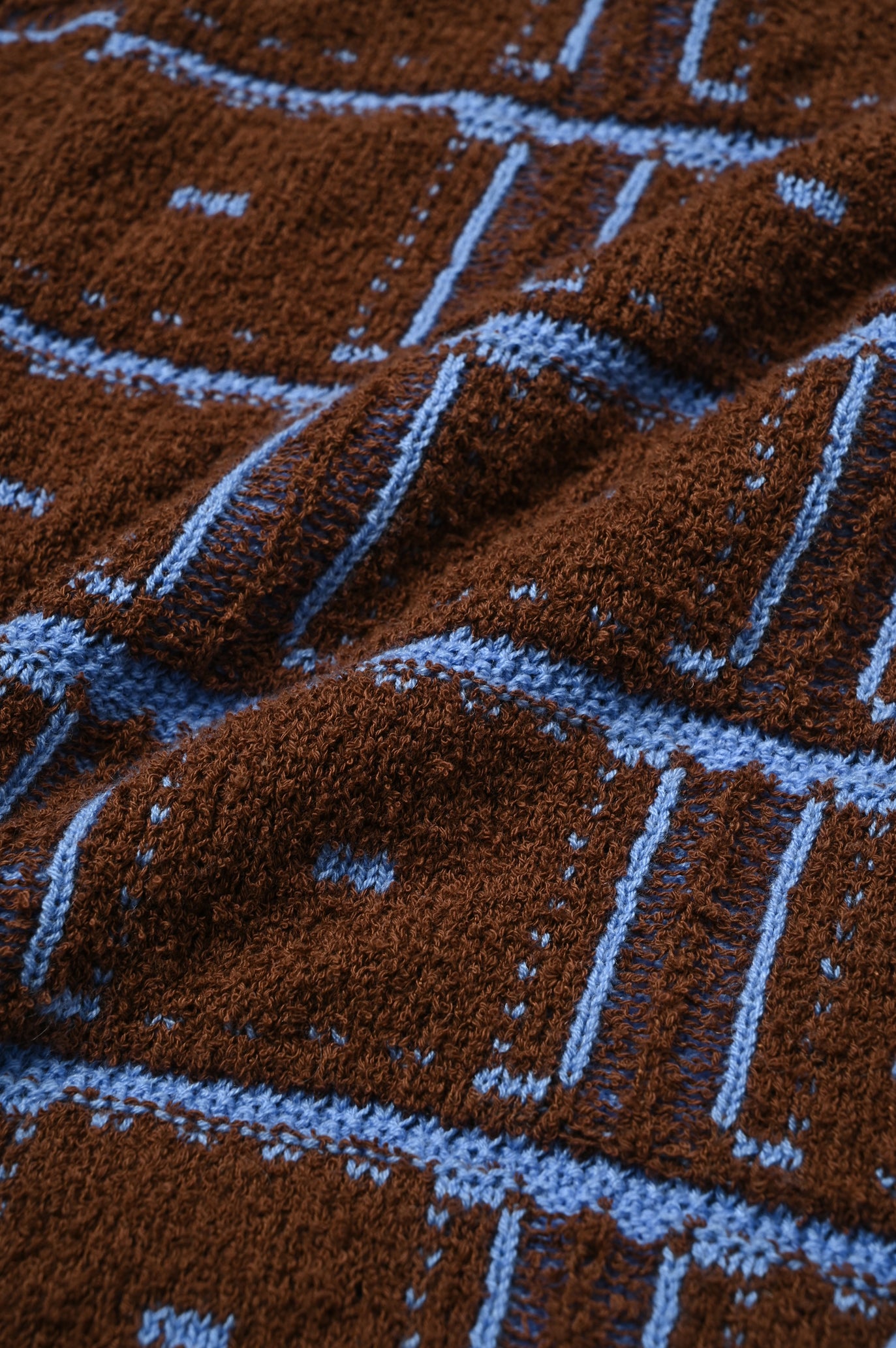 Reversible Geometric Drop Cardigan