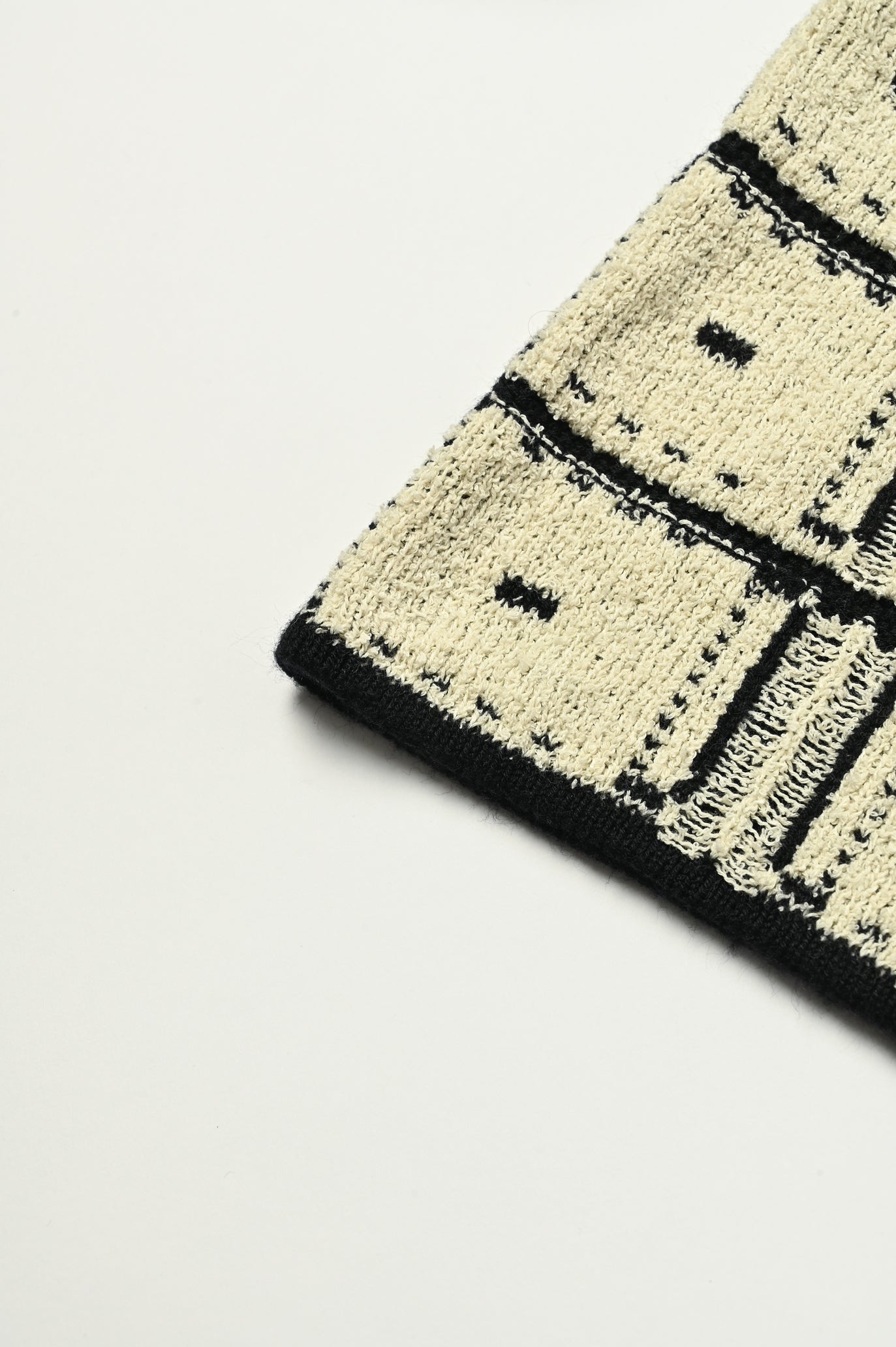 Reversible Geometric Drop Cardigan