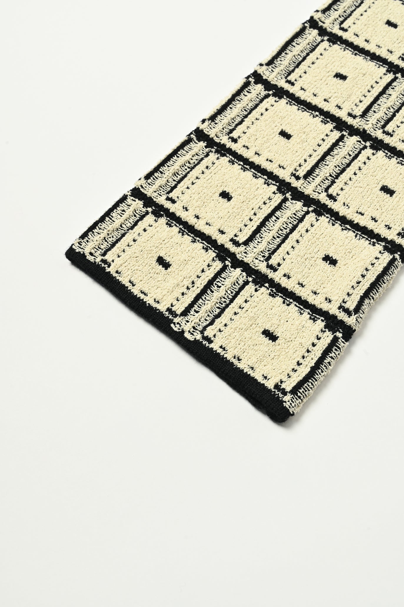 Reversible Geometric Drop Cardigan