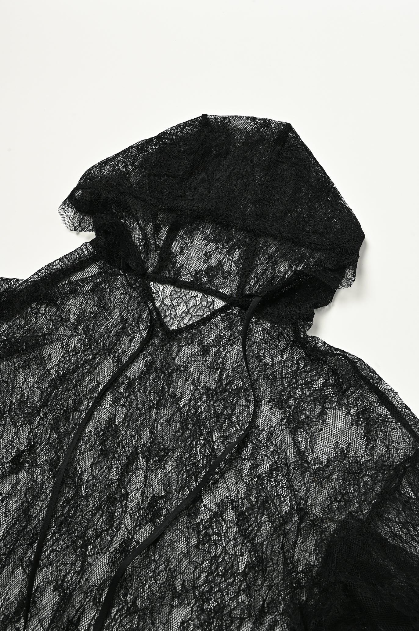 Lace Hood Pullover