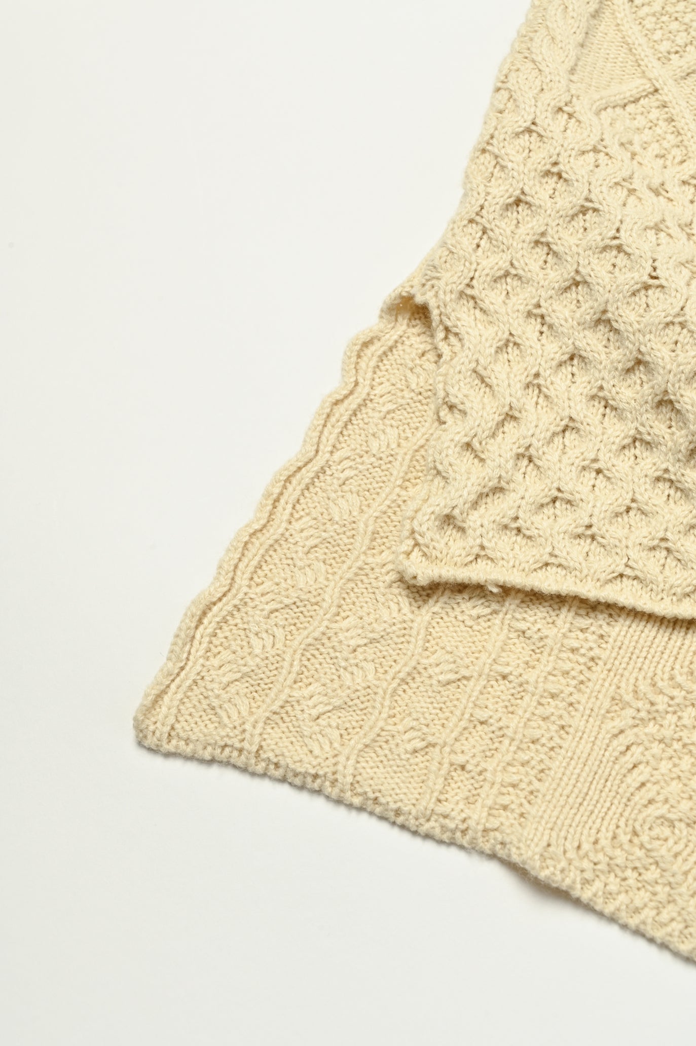 Cable Patchwork Pullover