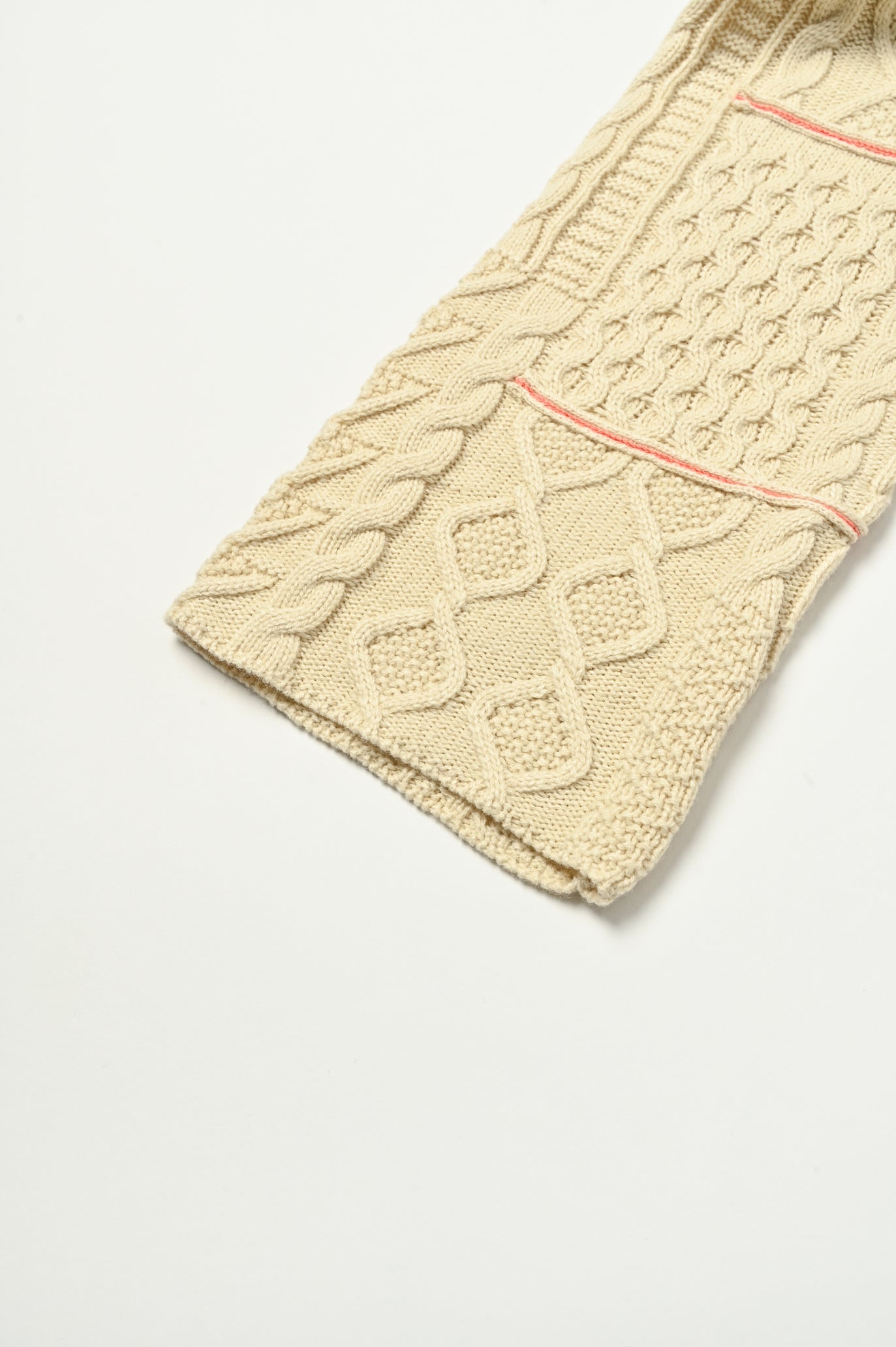 Cable Patchwork Pullover