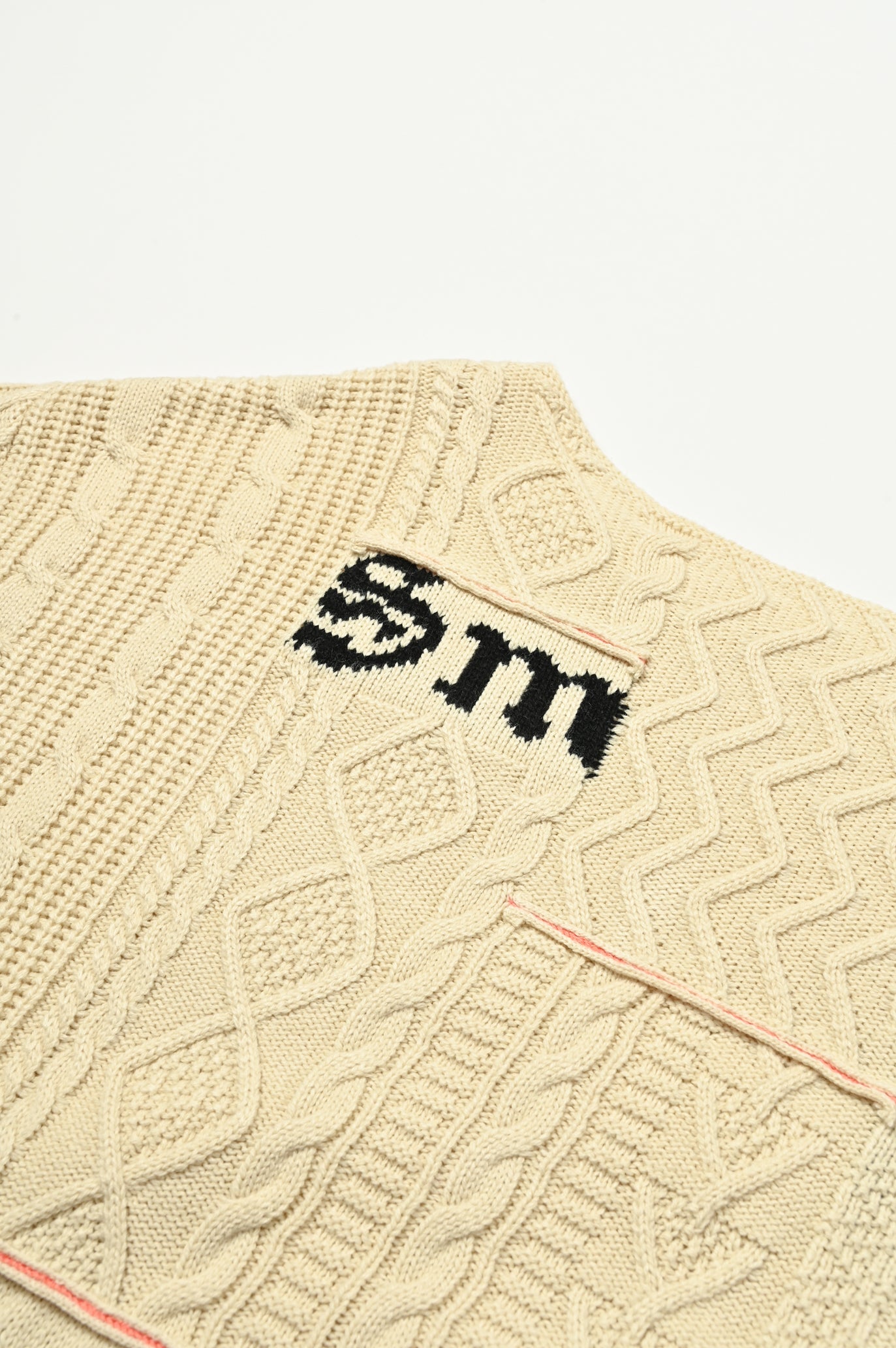 Cable Patchwork Pullover