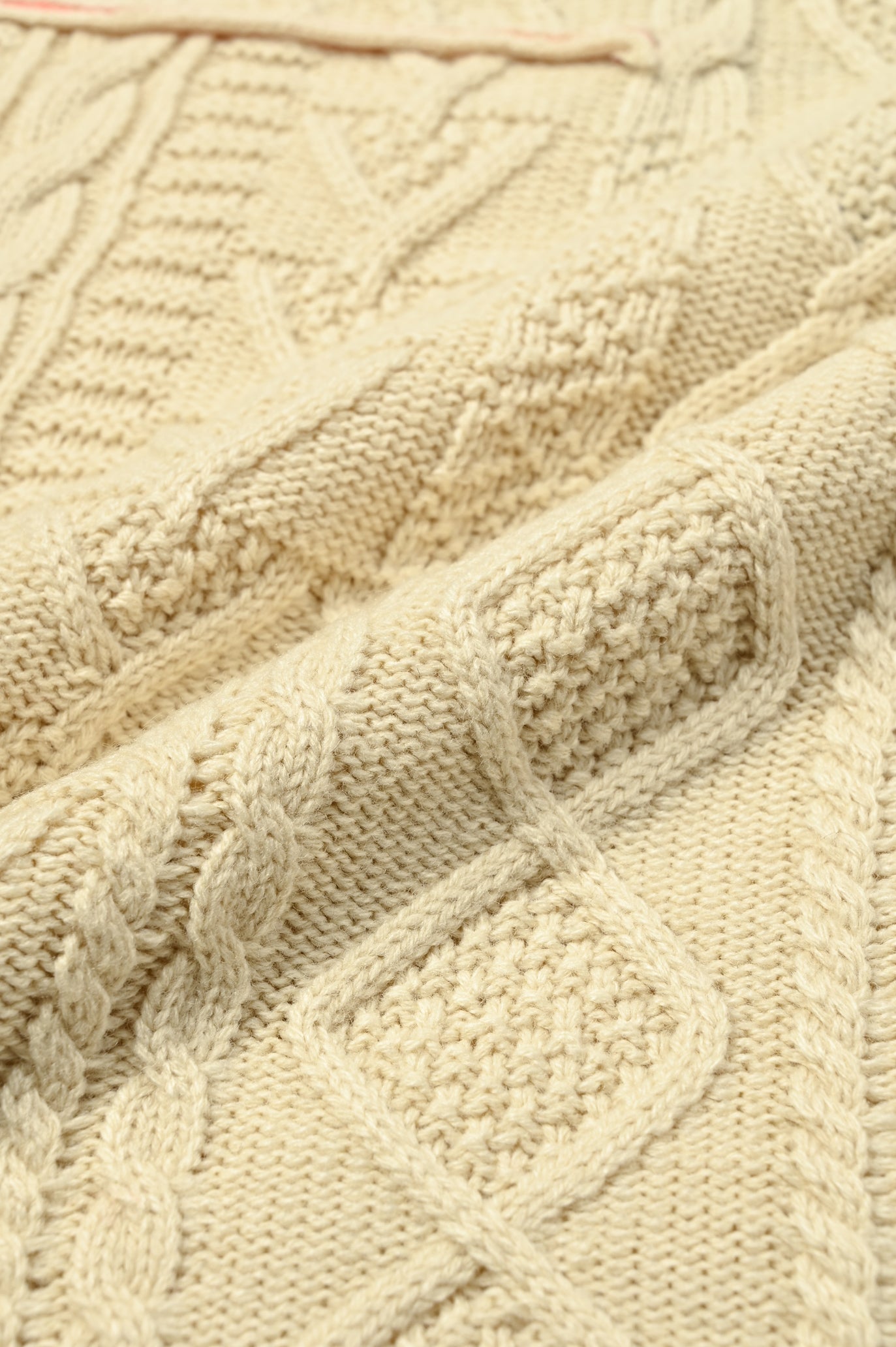 Cable Patchwork Pullover