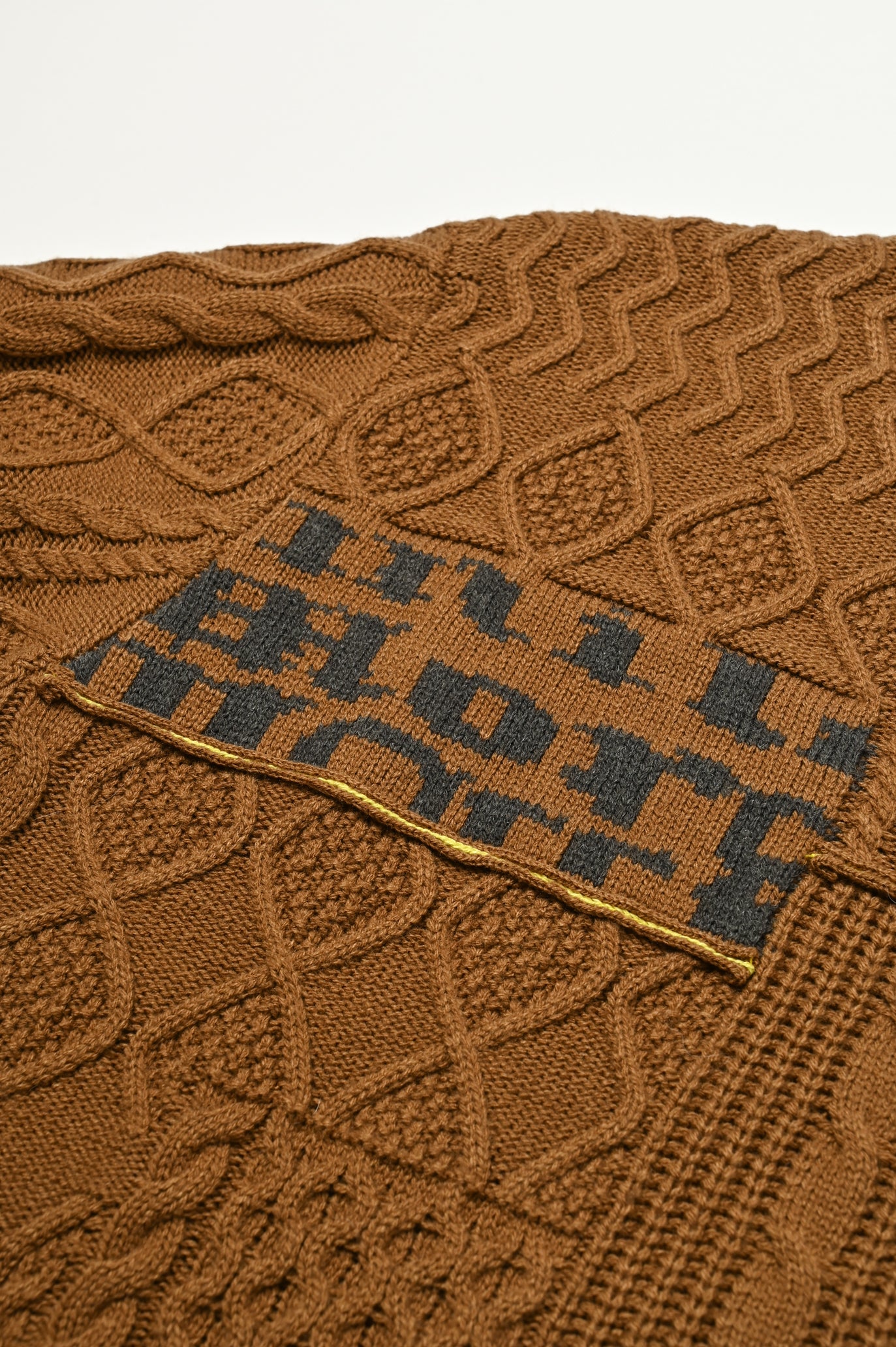 Cable Patchwork Pullover