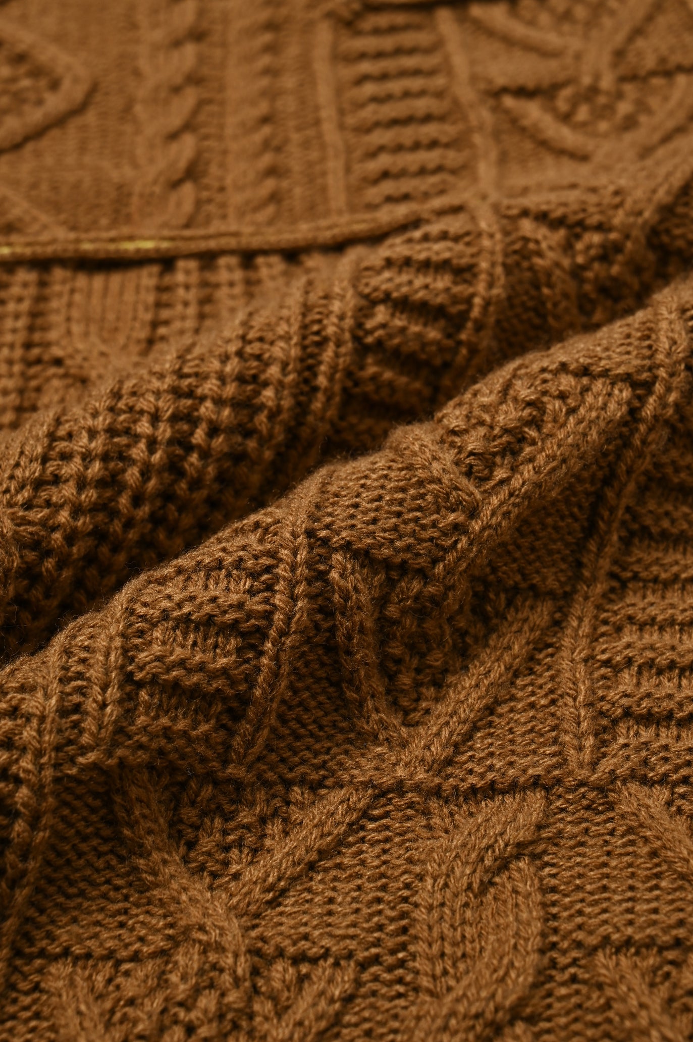 Cable Patchwork Pullover