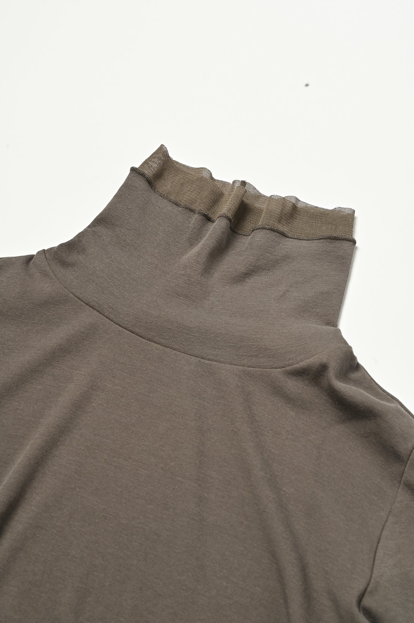Double Tulle High Neck Inner Top