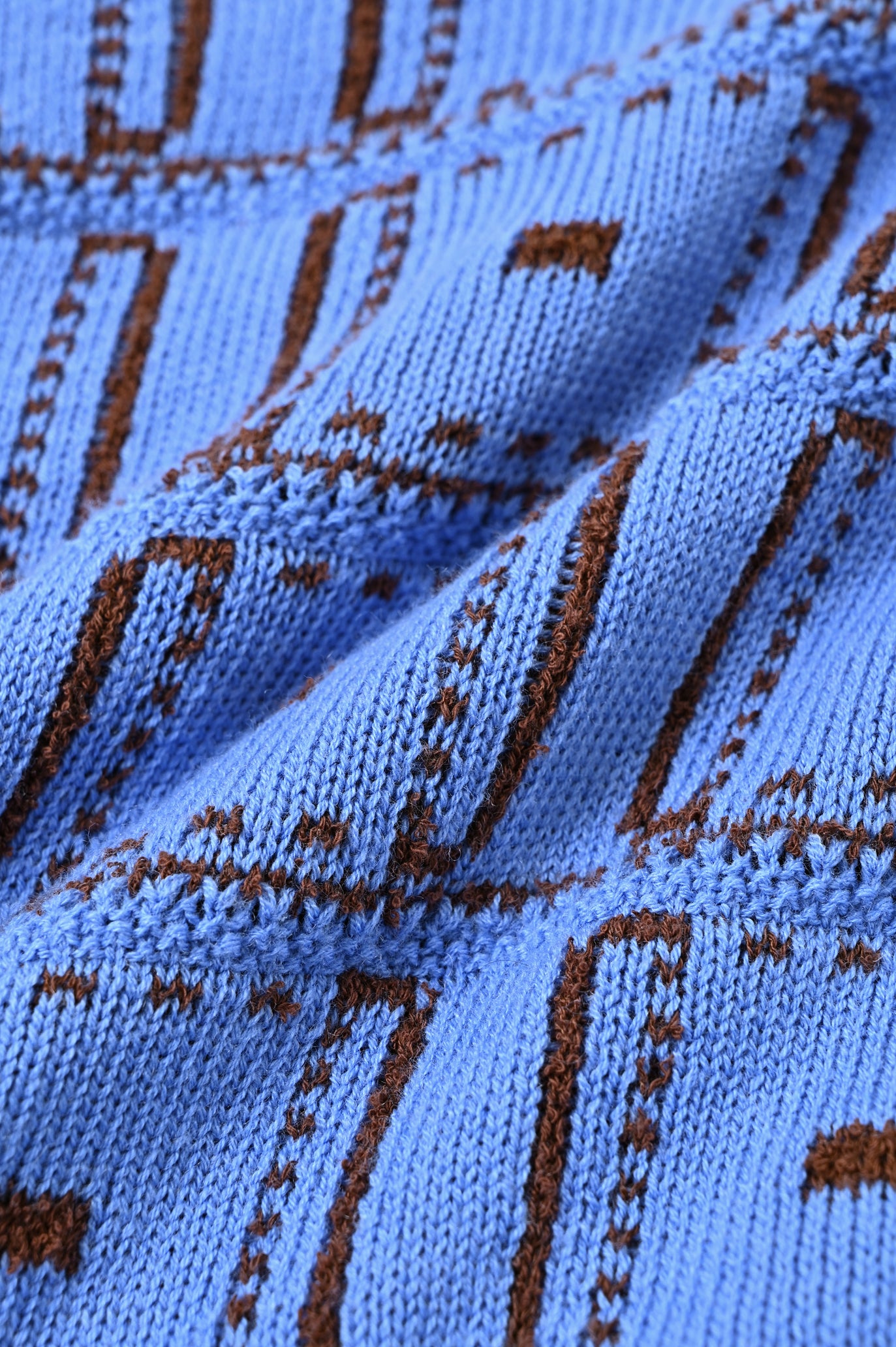 Reversible Geometric Drop Cardigan