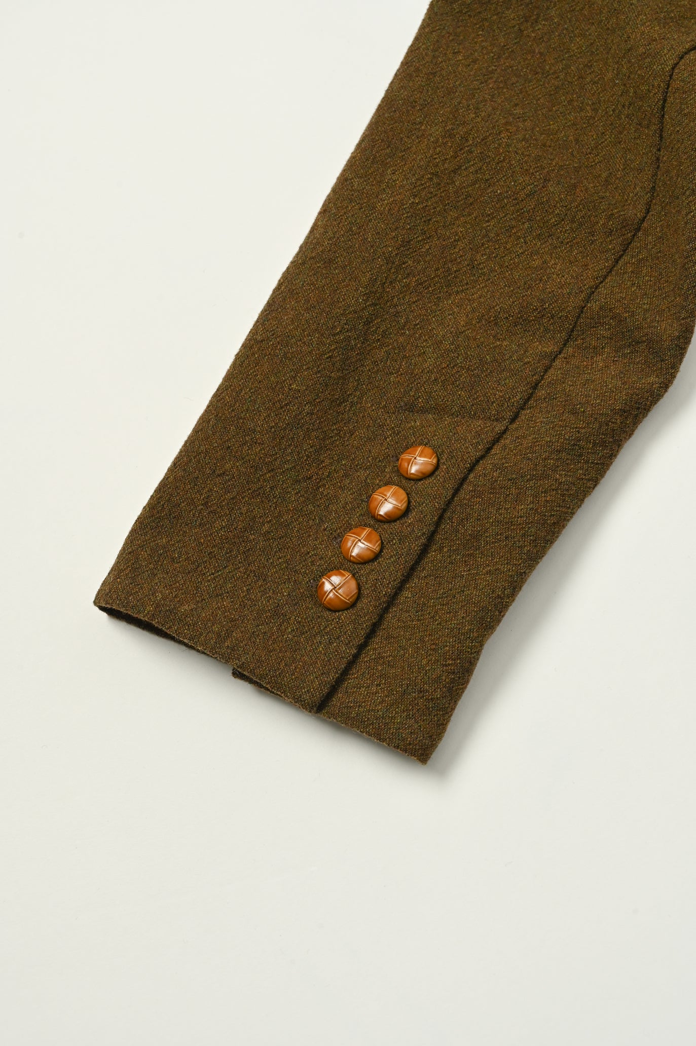 Wool-Cotton Tweed 3-Pocket Jacket