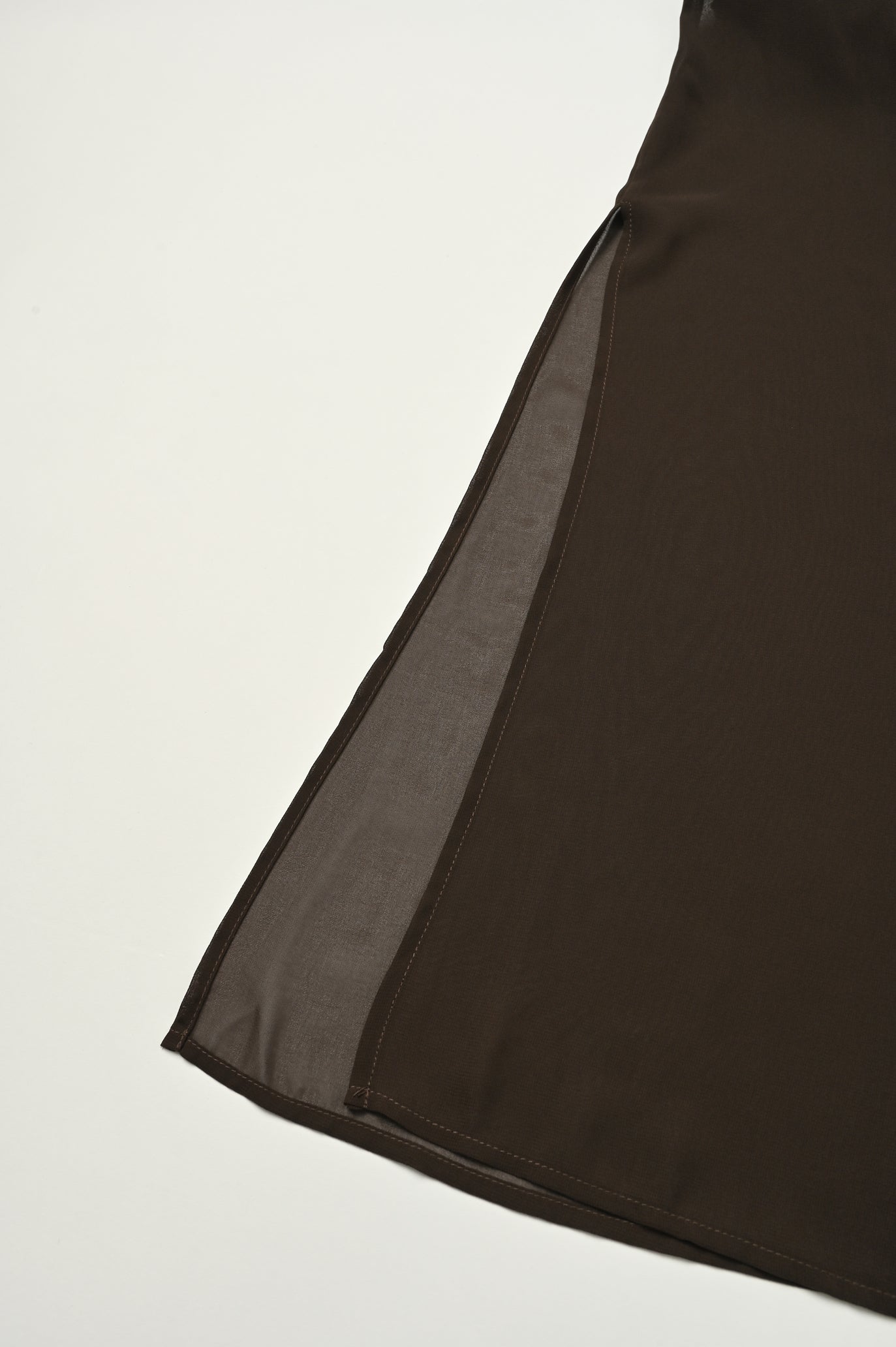 Velvet & Sheer Combo Skirt