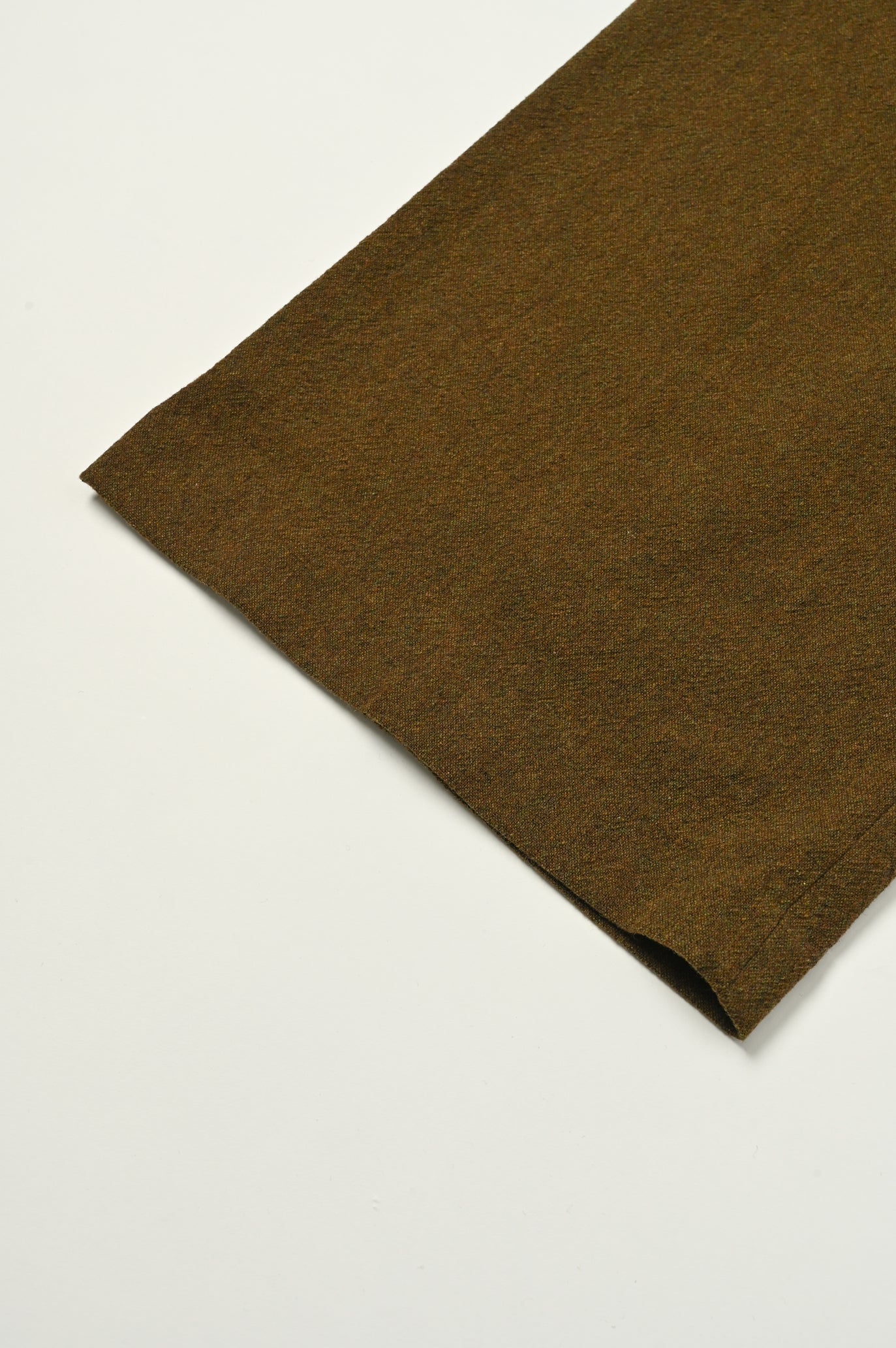 Wool-Cotton Tweed Double-Tuck Pants