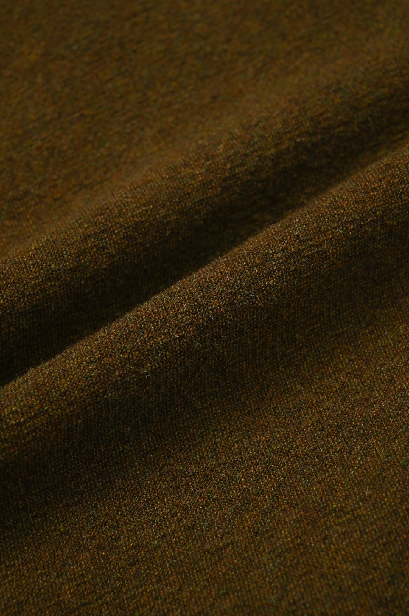 Wool-Cotton Tweed Double-Tuck Pants
