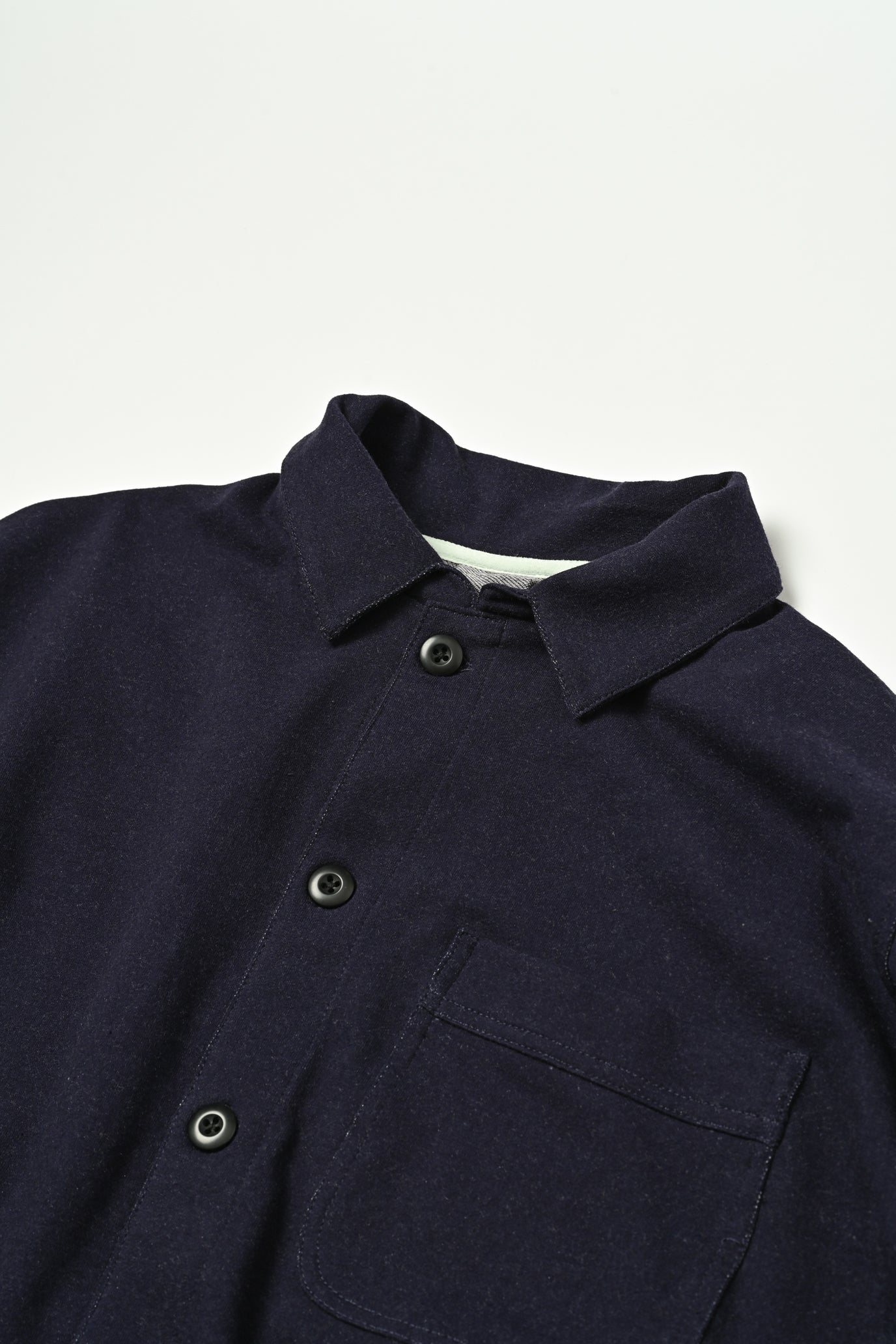 Knit Denim Shirt