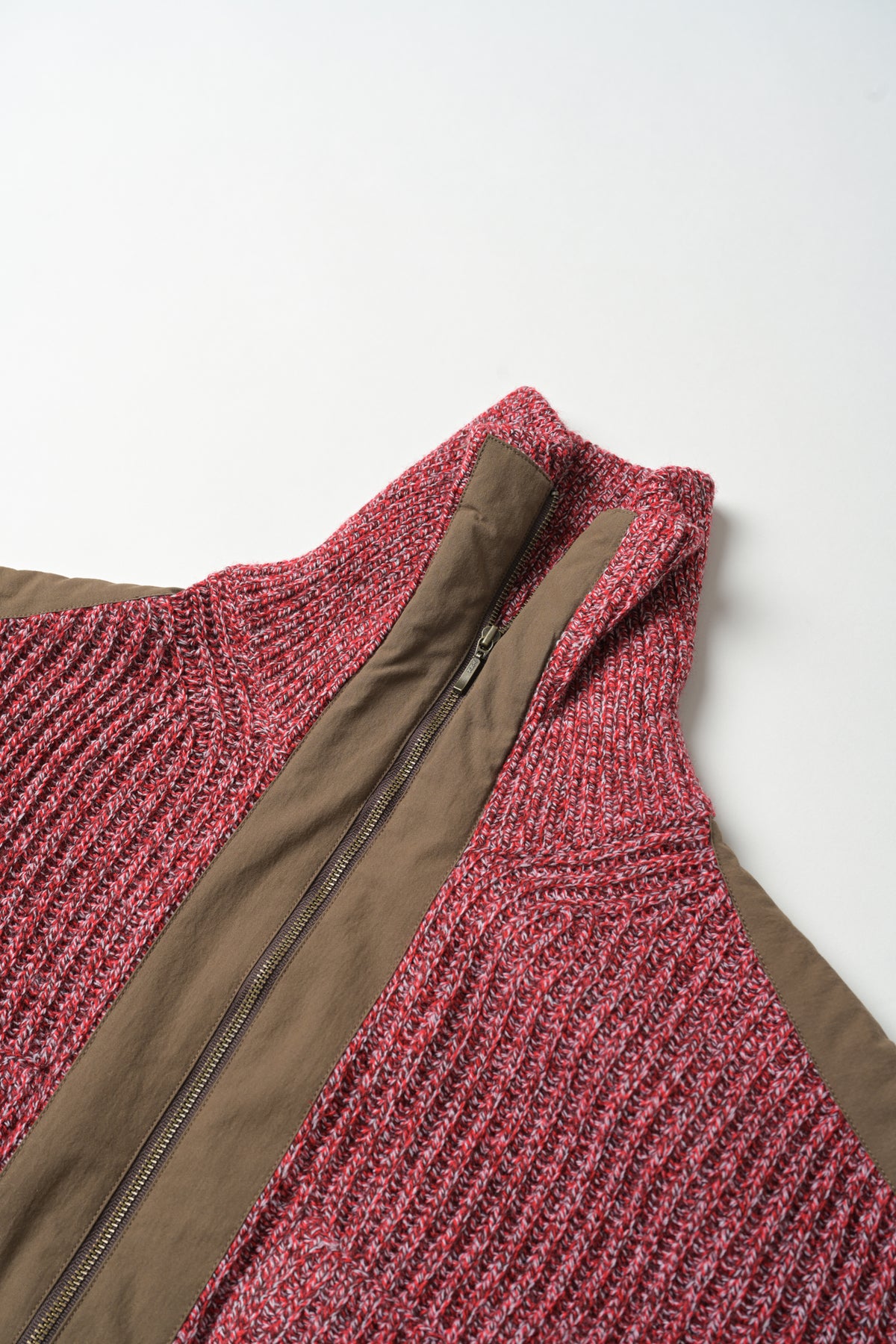 Mixed Yarn Knit Cardigan