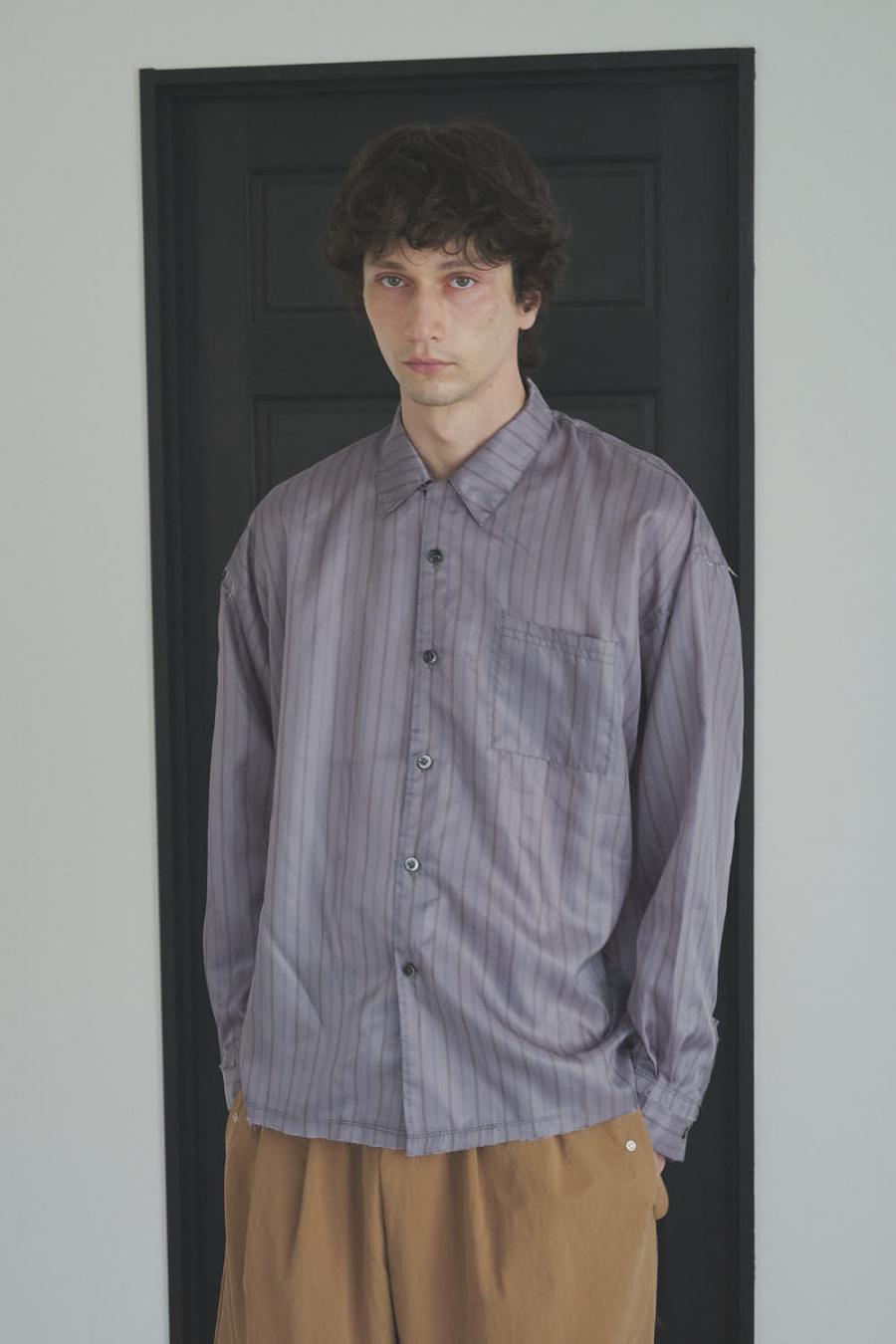 Cut-Off Stripe Shirt