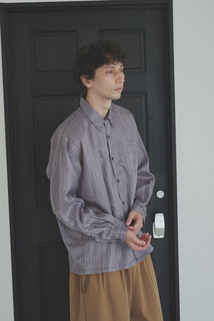 Cut-Off Stripe Shirt
