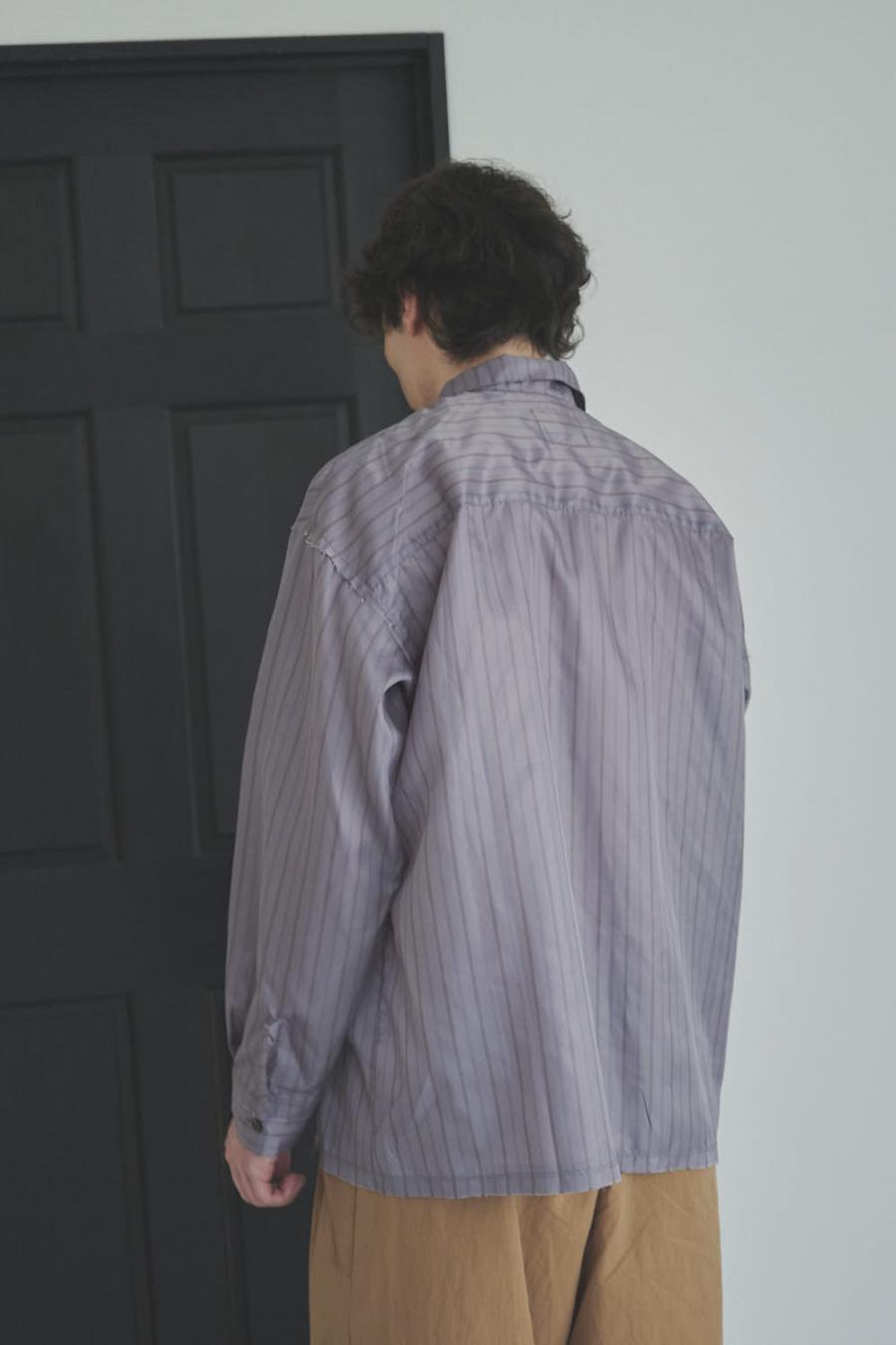 Cut-Off Stripe Shirt