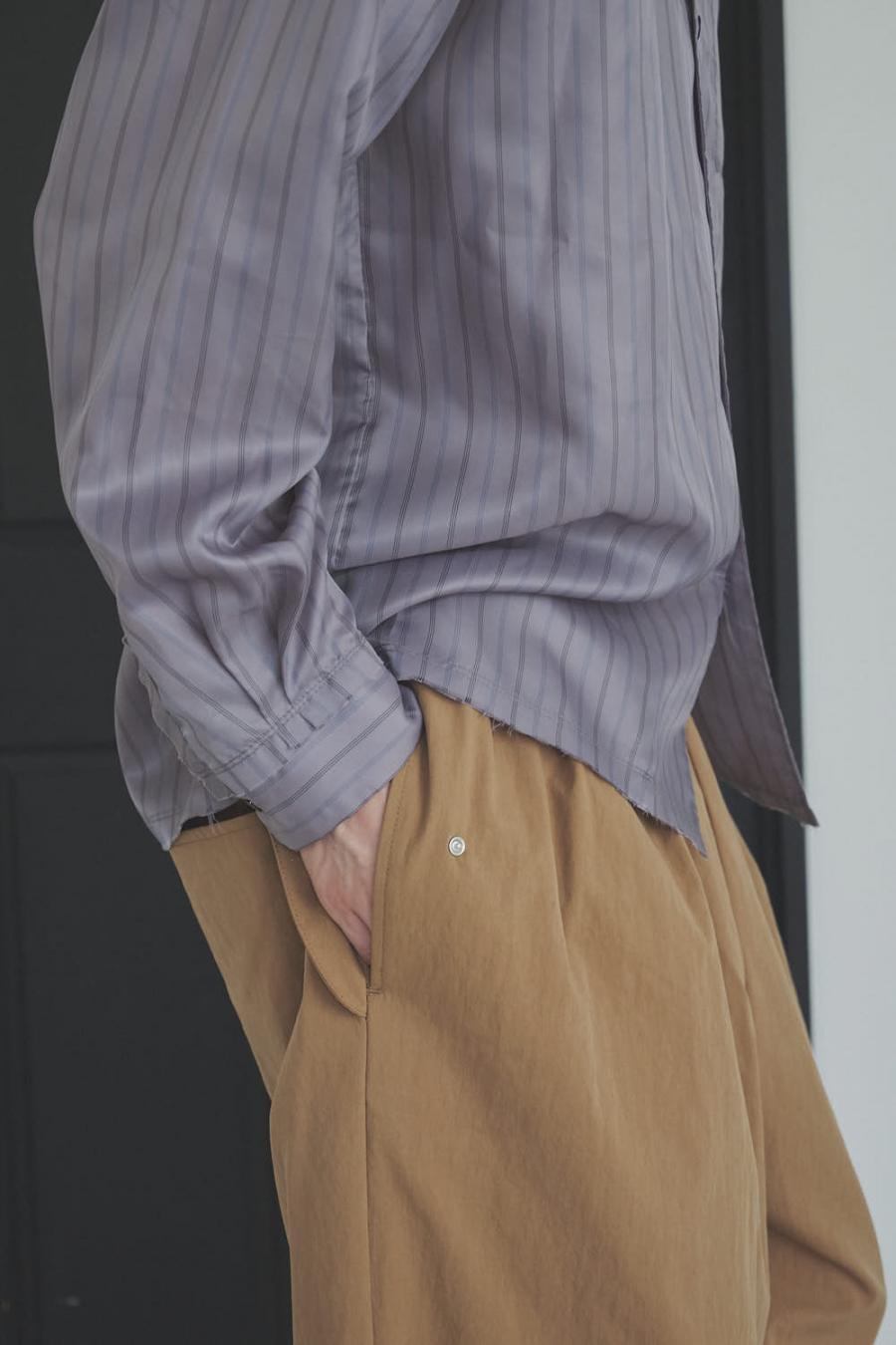 Cut-Off Stripe Shirt