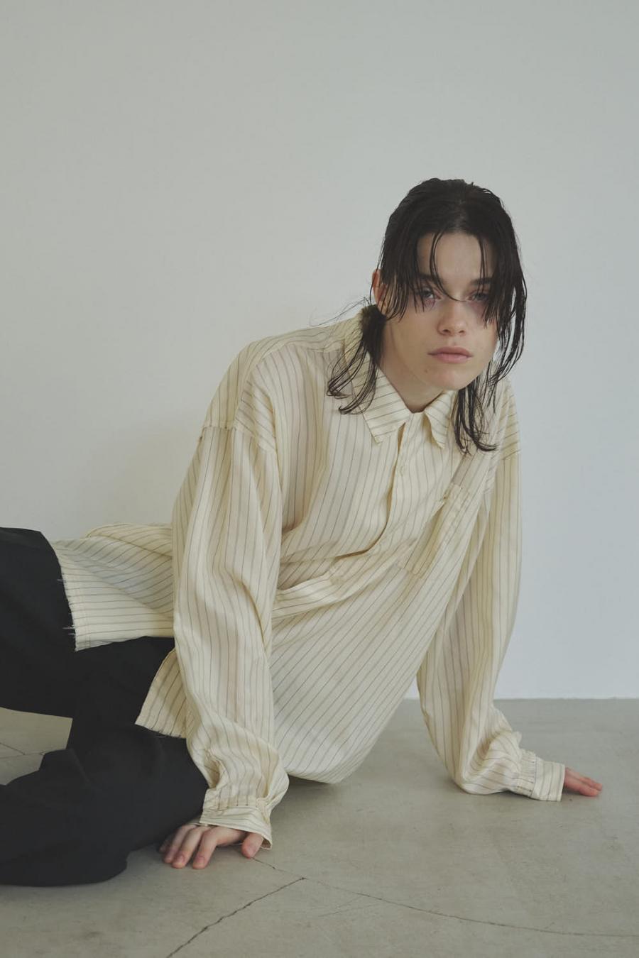 Cut-Off Stripe Shirt