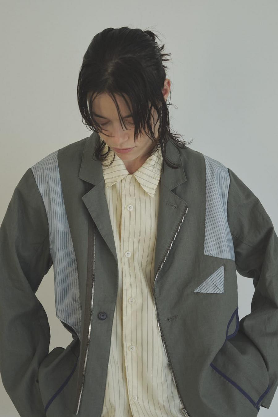 Cut-Off Stripe Shirt