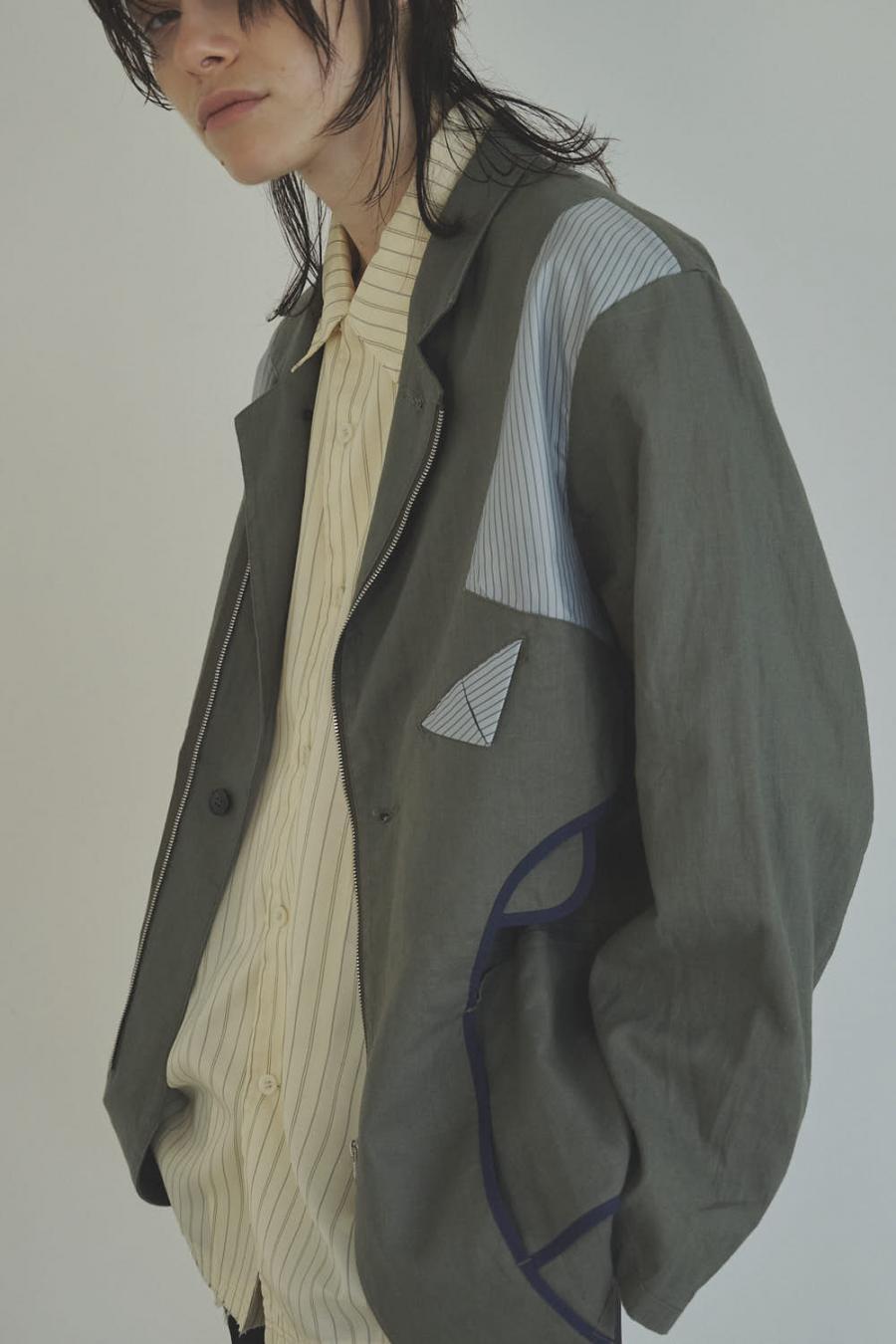 Cut-Off Stripe Shirt