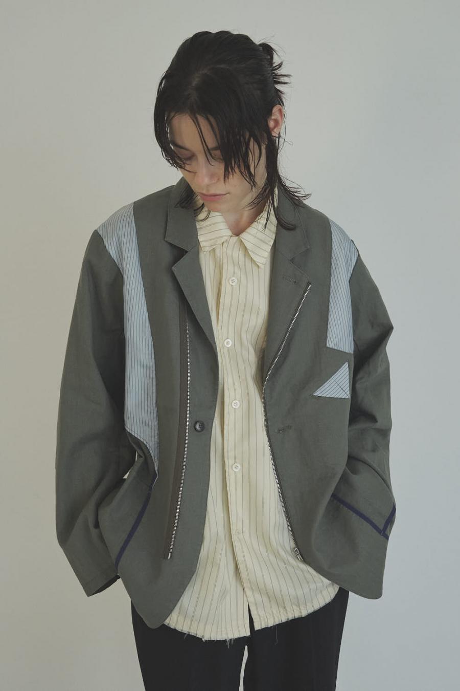 Cut-Off Stripe Shirt