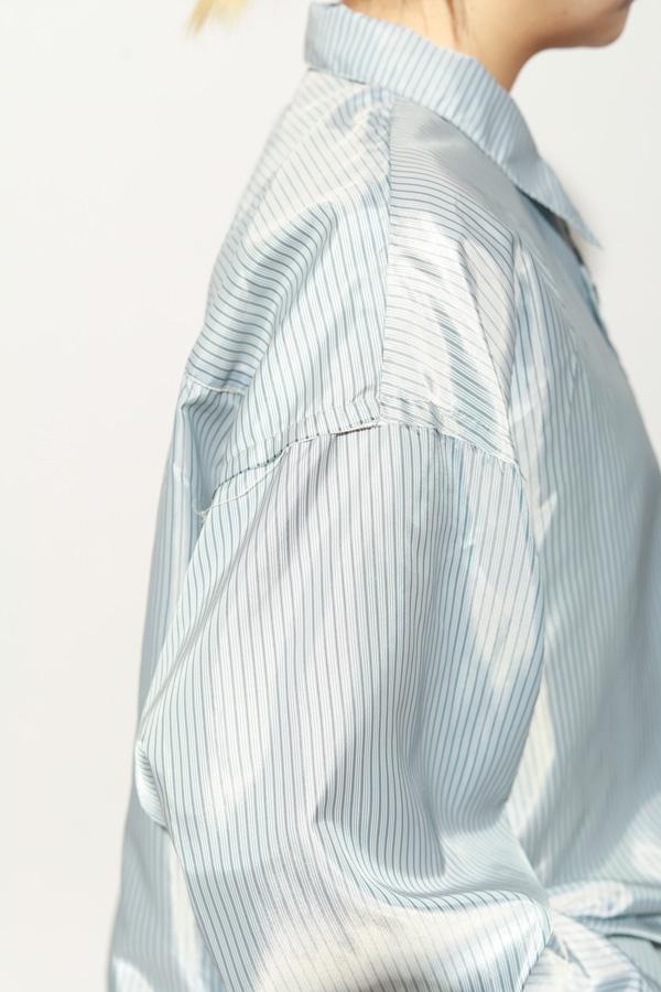 Cut-Off Stripe Shirt
