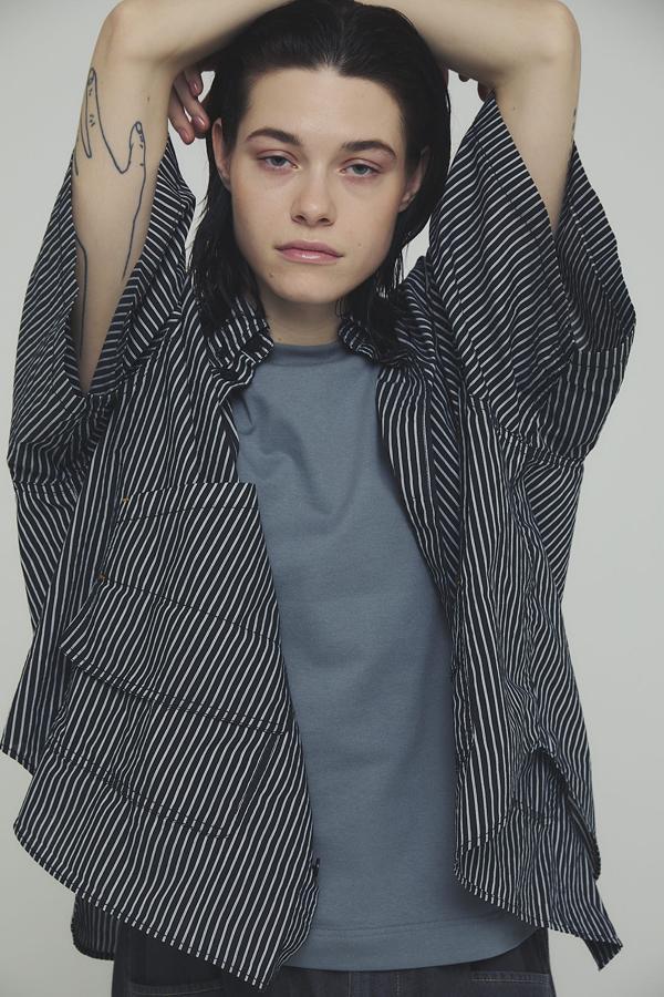 Oversized Stripe BD Shirt